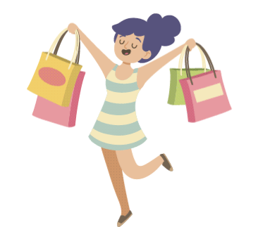 购物,女孩,电商