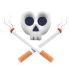 禁烟,烟草,吸烟,标志,恶魔,骷髅