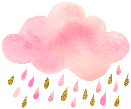 云彩,下雨,卡通