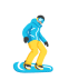 滑雪,冬季,冬天,滑板,单板