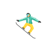 滑雪,冬季,冬天