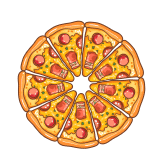 披萨,美食,食物