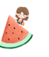 西瓜,小孩