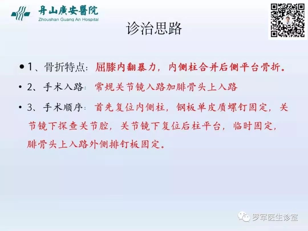 干货分享！脱位型胫骨平台骨折的手术治疗体会