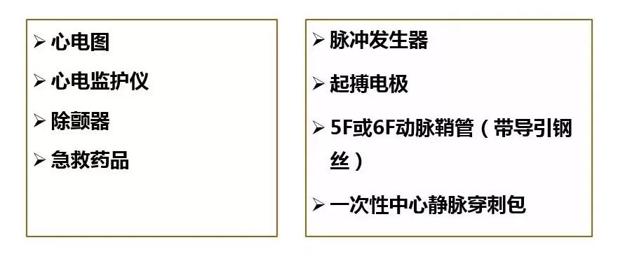 植入临时起搏器方法与技巧