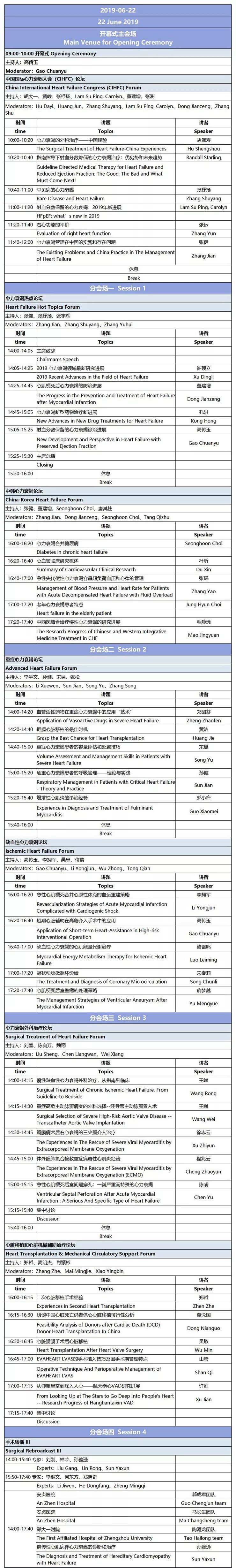 必看！2019中国国际心力衰竭大会参会攻略！