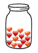 瓶子,玻璃瓶,爱心