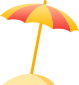伞,遮阳伞,沙滩