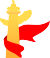 华表柱,红旗