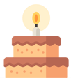 蛋糕,生日,蜡烛