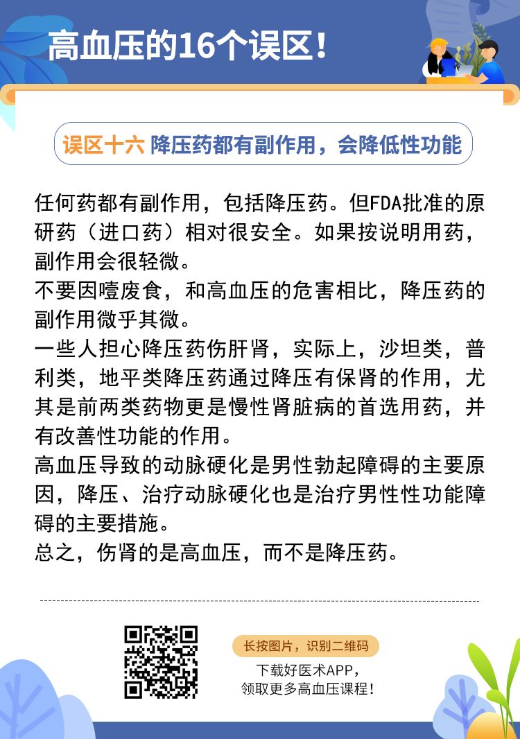 警惕！高血压的16个误区！