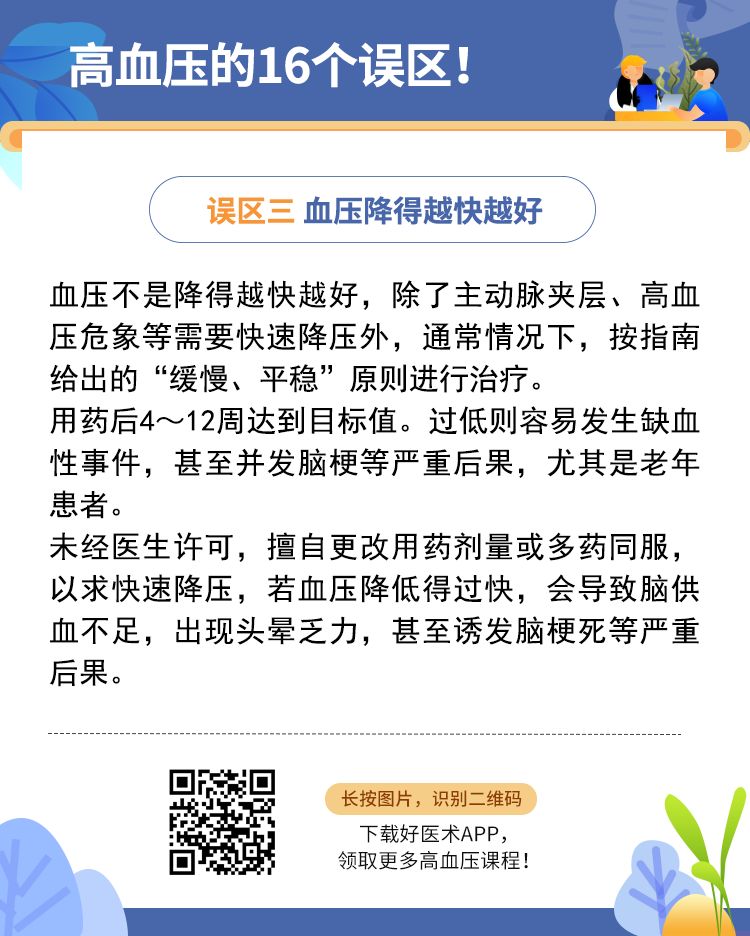 警惕！高血压的16个误区！