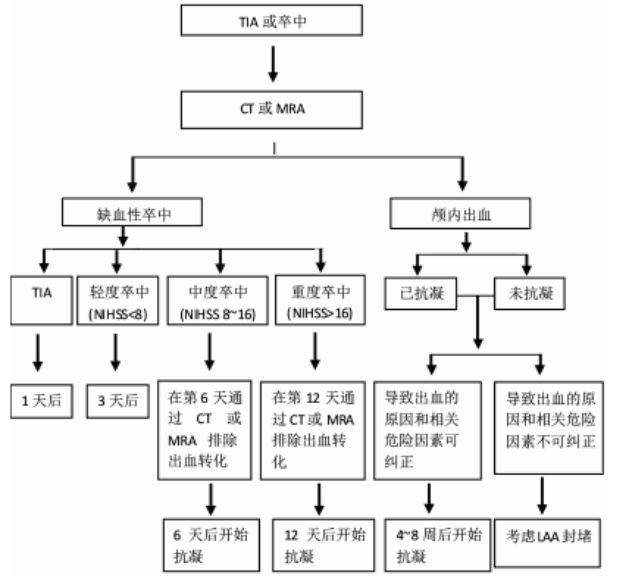中国心房颤动患者卒中预防规范