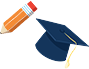 铅笔,文具,学士帽,毕业