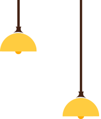 台灯,吊灯