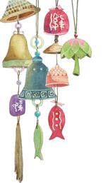 铃铛,木鱼,挂坠,国风