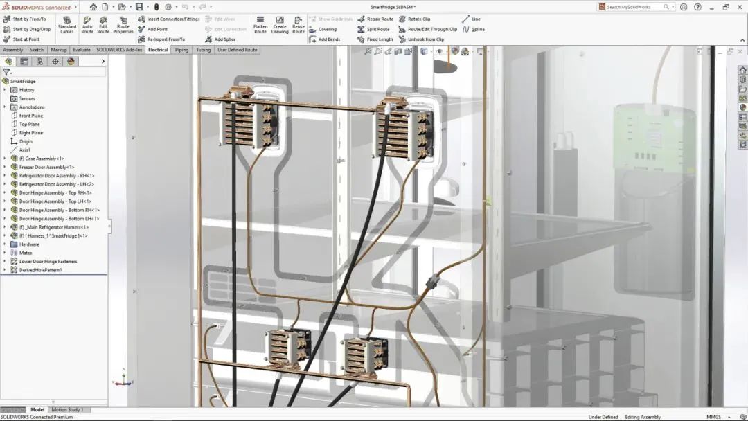 3DEXPERIENCE SOLIDWORKS 2024：布线