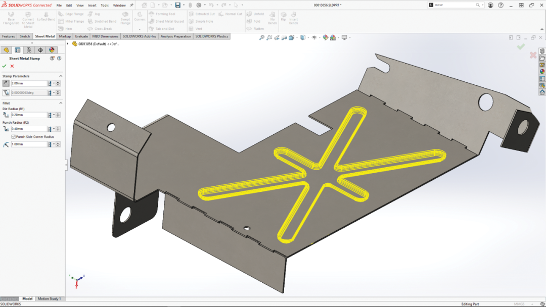 3DEXPERIENCE SOLIDWORKS 2024抢先看丨钣金（艾金米）