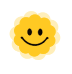 小花笑脸GIF图标